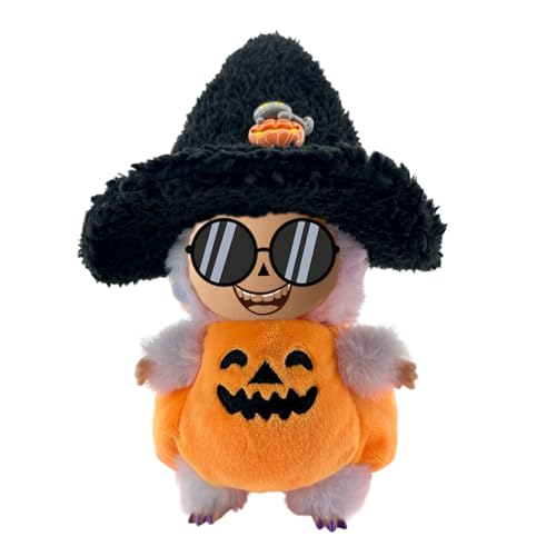 Halloween Themed Pumpkin Outfit mit Hexenhut für 17cm Puppen 6,7 Zoll Puppen Zubehör Halloween Kostüm für Sammelpuppen Idee Halloween Themed Pumpkin Outfit mit Hexenhut für 17cm Puppen 6,7 Zoll Puppen Zubehör Halloween Kostüm für Sammelpuppen Idee von Generisch