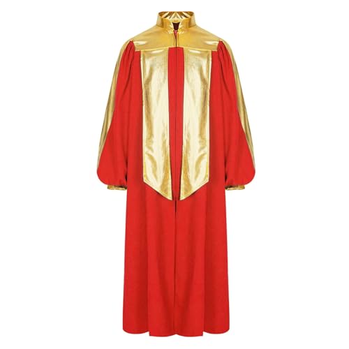 Halloween-Umhang, Kostüme, arabisch, mittelalterlich, Priester, Clerical Robe, Chor, Umhang, Halloween, Cosplay, Performance, Gothic-Kleidung Halloween-Umhang, Kostüme, arabisch, mittelalterlich, Priester, Clerical Robe, Chor, Umhang, Halloween, Cosplay, Performance, Gothic-Kleidung von Generisch