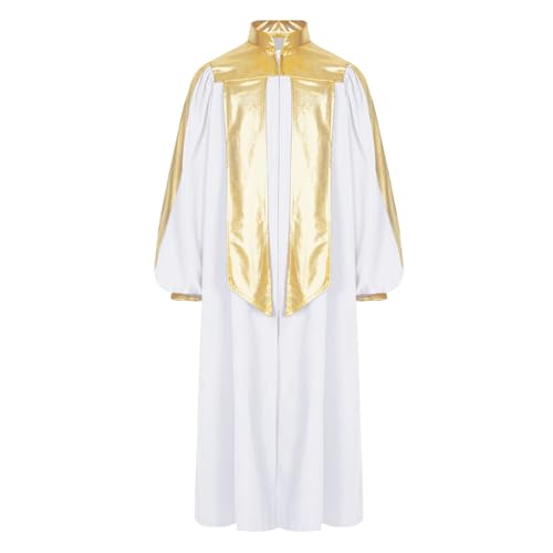 Halloween-Umhang, Kostüme, arabisch, mittelalterlich, Priester, Clerical Robe, Chor, Umhang, Halloween, Cosplay, Performance, Gothic-Kleidung Halloween-Umhang, Kostüme, arabisch, mittelalterlich, Priester, Clerical Robe, Chor, Umhang, Halloween, Cosplay, Performance, Gothic-Kleidung von Generisch
