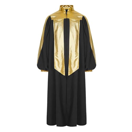 Halloween-Umhang, Kostüme, arabisch, mittelalterlich, Priester, Clerical Robe, Chor, Umhang, Halloween, Cosplay, Performance, Gothic-Kleidung Halloween-Umhang, Kostüme, arabisch, mittelalterlich, Priester, Clerical Robe, Chor, Umhang, Halloween, Cosplay, Performance, Gothic-Kleidung von Generisch