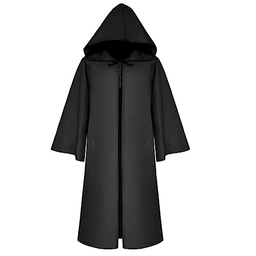 Halloween Umhang Mit Kapuze Unisex Halloween Kostüm Halloweens Cape Mittelalter Halloweens Umhang Kostüm Horror Für Halloween Fasching Karneval Und Andere Kostümpartys Geeignet 2025 von Generisch