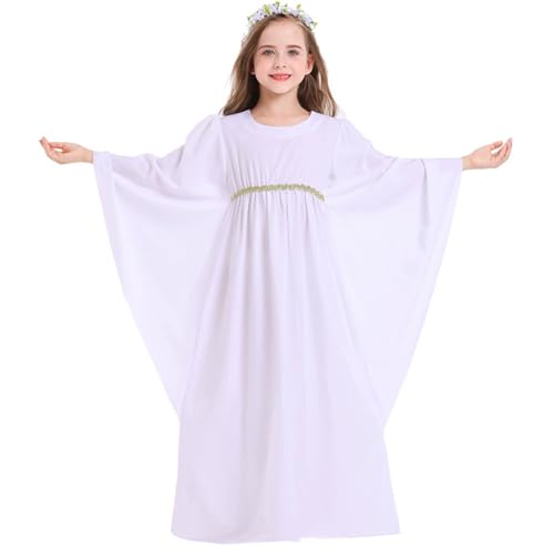 Halloween-Umhang für Mädchen, weißes Kleid, Engel, Teufel, Doppelumhang, süß, Gothic, Mode, bequem, Kinderparty, Halloween-Kostüm, Party, Faschingskostüm Halloween-Umhang für Mädchen, weißes Kleid, Engel, Teufel, Doppelumhang, süß, Gothic, Mode, bequem, Kinderparty, Halloween-Kostüm, Party, Faschingskostüm von Generisch