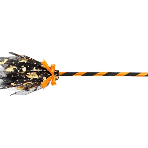 Halloween Witches Besen - Halloweens Hexen fliegende Besenstick, Mesh Besen wiitch Flying Kostüm Requisite | Broom Party Dekoration abnehmbarer Hexenbesenstiftdekor für Kinder Cosplay Broom Requisite Halloween Witches Besen - Halloweens Hexen fliegende Besenstick, Mesh Besen wiitch Flying Kostüm Requisite | Broom Party Dekoration abnehmbarer Hexenbesenstiftdekor für Kinder Cosplay Broom Requisite von Generisch