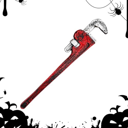 Halloween -Wrench | Gefälschte blutige Schraubenschlüssel -Horror -Werkzeuge | Knifflige Dekoration Spielzeug Spaß für Erwachsene Party Gefälligkeiten für Theater -Cosplay -Bühne Kurzspiele Halloween -Wrench | Gefälschte blutige Schraubenschlüssel -Horror -Werkzeuge | Knifflige Dekoration Spielzeug Spaß für Erwachsene Party Gefälligkeiten für Theater -Cosplay -Bühne Kurzspiele von Generisch
