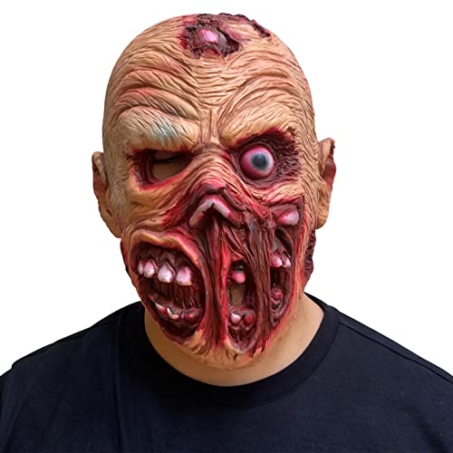 Hallowen Maske für Männer Realistische Gesichtsmaske Erwachsene Maske Männer Hallowen Vollkopfmaske Cover Gesichtsmaske für Halloween Cosplay Hallowen Maske für Männer Realistische Gesichtsmaske Erwachsene Maske Männer Hallowen Vollkopfmaske Cover Gesichtsmaske für Halloween Cosplay von Generisch