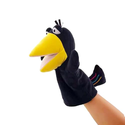 Hand Puppets, Crow Plush Toy, Kids Interactive Puppet Set, Soft Animal Character with Moving Mouth, Fun Storytelling Prop for Toddler Play and Theater Shows Hand Puppets, Crow Plush Toy, Kids Interactive Puppet Set, Soft Animal Character with Moving Mouth, Fun Storytelling Prop for Toddler Play and Theater Shows von Generisch