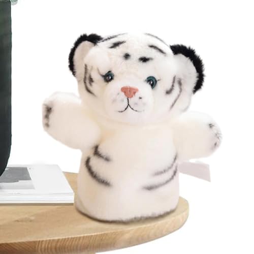 Hand Puppets, Hand Puppets for Kids, Sock Puppet Tiger, Short Plush Tiger Puppets, Jungle Animal Cotton Hand Puppets for Interactive Preschool Storytelling and Kids' Puppet Shows 7.87 Inches (Height) von Generisch