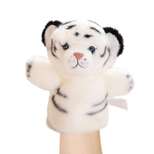 Hand Puppets, Plush Tiger Toddler Hand Puppets, Stuffed Animal Role-Play, Preschool Game Toy for Kids Boys & Girls, Perfect for Storytelling & Parties, 10 X 6 Inches, Yellow, 1 Pack Hand Puppets, Plush Tiger Toddler Hand Puppets, Stuffed Animal Role-Play, Preschool Game Toy for Kids Boys & Girls, Perfect for Storytelling & Parties, 10 X 6 Inches, Yellow, 1 Pack von Generisch