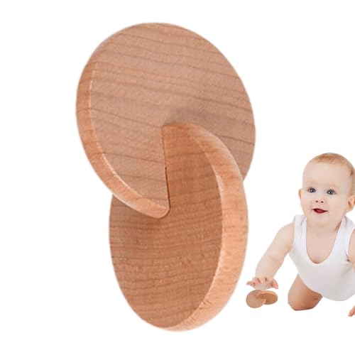Hand zu Hand Disc Baby, Safe Interlocking Discs Baby Holzspielzeug, Säuglings- -Entwicklungsspielzeug für 0-3 Kleinkinder Kinder Natürliches Greifen mit den Fingern Hand zu Hand Disc Baby, Safe Interlocking Discs Baby Holzspielzeug, Säuglings- -Entwicklungsspielzeug für 0-3 Kleinkinder Kinder Natürliches Greifen mit den Fingern von Generisch