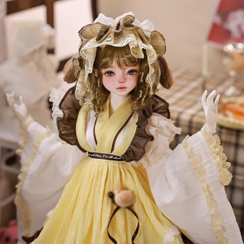 Handbemalte Puppe mit Kugelgelenk und vollem Outfit, ideal für Rollenspiele und Valentinstagsgeschenke Handbemalte Puppe mit Kugelgelenk und vollem Outfit, ideal für Rollenspiele und Valentinstagsgeschenke von Generisch