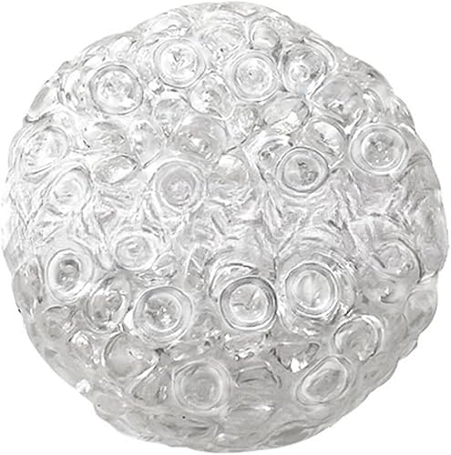 Handgefertigter Ball für Erwachsene Stressabbau Spielzeug, Angstlinderungs Ball tragbarer formbarer Ball Squeeze Spielzeug,White von Generisch