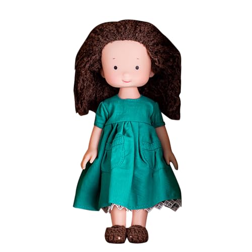 Handgemachte gestrickte Puppe, handgemachte Stoffpuppe - Süße kleine Mädchenpuppen Stofftier | Handgefertigte Plüschpuppe, erste Puppe für Mädchen zum Weihnachtsgeburtstag, fördert die Fantasie Handgemachte gestrickte Puppe, handgemachte Stoffpuppe - Süße kleine Mädchenpuppen Stofftier | Handgefertigte Plüschpuppe, erste Puppe für Mädchen zum Weihnachtsgeburtstag, fördert die Fantasie von Generisch