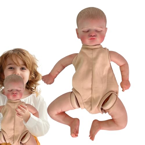 Handgemachte wiedergeborene Puppe, echte Kleinkindpuppe,Realistische schlafende weiche Kleinkindpuppe | Schlafende realistische wiedergeborene Kleinkindpuppen für Familie, Mutter, Damen von Generisch