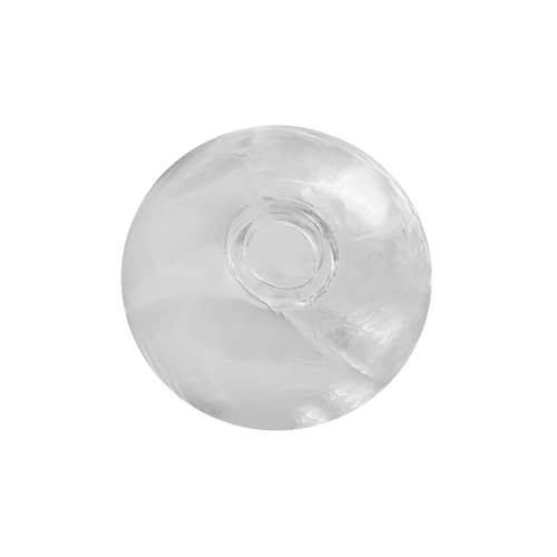 Handgemachtes TPR Stress Spielzeug für Kinder und Erwachsene - Hüpfendes und Dehnbares Sensorisches Spielzeug (Clear, 6cmx6cm) von Generisch