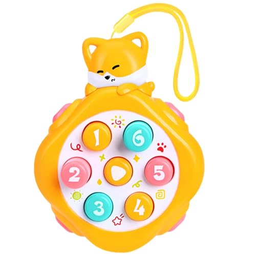 Handheld-Fingerspiel, Finger-Popper-Spielzeug | Whack-Button-Spiel | Interaktive Puzzle-Spielmaschine, pädagogischer Whack-Button-Spielspaß für Kinder und Erwachsene von Generisch