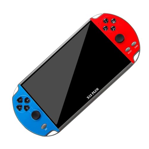 Handheld Game Console, TV Game Console with 7-Inch High-Definition Large Screen, Built-in 2000 Games, 2500mAh, Portable Consoles with Control Mode and AV Output, for Classic Lovers Handheld Game Console, TV Game Console with 7-Inch High-Definition Large Screen, Built-in 2000 Games, 2500mAh, Portable Consoles with Control Mode and AV Output, for Classic Lovers von Generisch