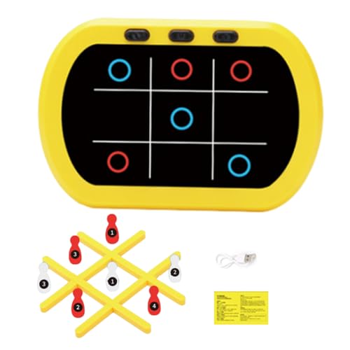 Handheld Puzzle Console, Table Brainteaser Games, 5-in-1 Handheld Electric Board Game, Interactive Educational Toy, Portable and Battery Operated, Compact Travel Activity for Kids von Generisch