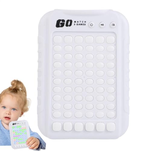 Handheld -Spiele für Kinder, Handspiele, Kleinspielkonsole für Reisen, Trainingsmaschine, Roadtrip -Spielzeug, elektronische Lernsysteme zum Weihnachtsgeburtstag von Generisch