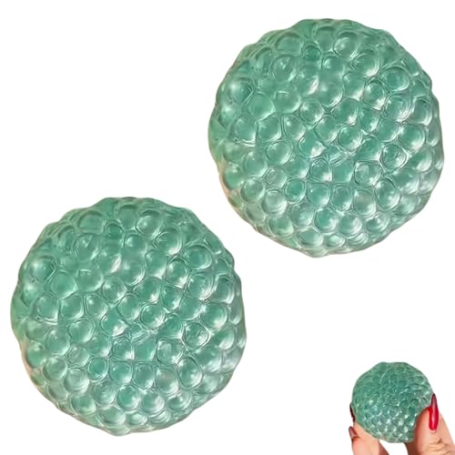 ​Handmade Pressure Relief Balls, Squishy Stress Relief Sensory Toys Squeezy Balls, Portable Squeeze Ball for Adults & Teens - Anxiety Relief Fidget Toy (B 2Pcs) von Generisch