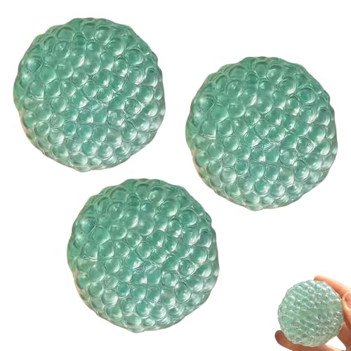 Handmade Pressure Relief Balls, Squishy Stress Relief Sensory Toys Squeezy Balls, Squeeze Ball for Adults Teens, Portable Fidget Toy for Anxiety and Hand Therapy (B 3Pcs) von Generisch
