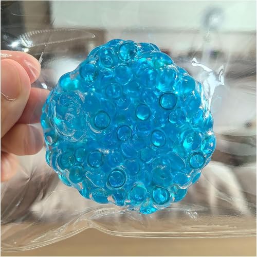Handmade Pressure Relief Balls, Stress Relief Balls for Hands, Anxiety Relief Stress Ball Portable Shapeable Ball, Mother's Day Best Gift (Blue) von Generisch