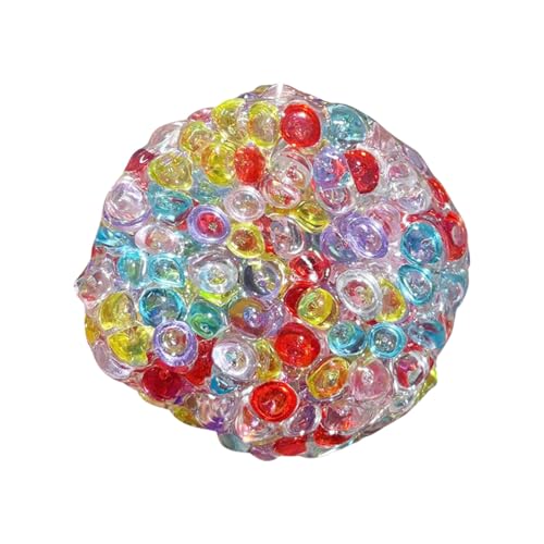 Handmade Pressure Relief Balls, Stress Relief Balls for Hands, Anxiety Relief Stress Ball Portable Shapeable Ball, Mother's Day Best Gift (Colorful) von Generisch