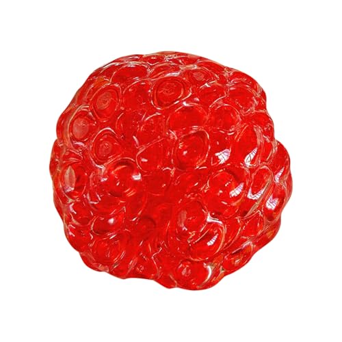 Handmade Pressure Relief Balls, Stress Relief Balls for Hands, Anxiety Relief Stress Ball Portable Shapeable Ball, Mother's Day Best Gift (Red) von Generisch