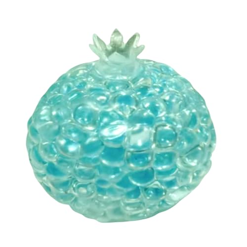 Handmade Stress Relief Balls, Stressbälle zur Linderung von Angstzuständen, Handgefertigte Druckentlastungsbälle, Sensory-Spielzeug-Quetschbälle, 6 cm Small Sensory Toy for Kids Adults (Blue) von Generisch