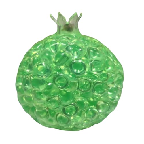 Handmade Stress Relief Balls, Stressbälle zur Linderung von Angstzuständen, Handgefertigte Druckentlastungsbälle, Sensory-Spielzeug-Quetschbälle, 6 cm Small Sensory Toy for Kids Adults (Green) von Generisch