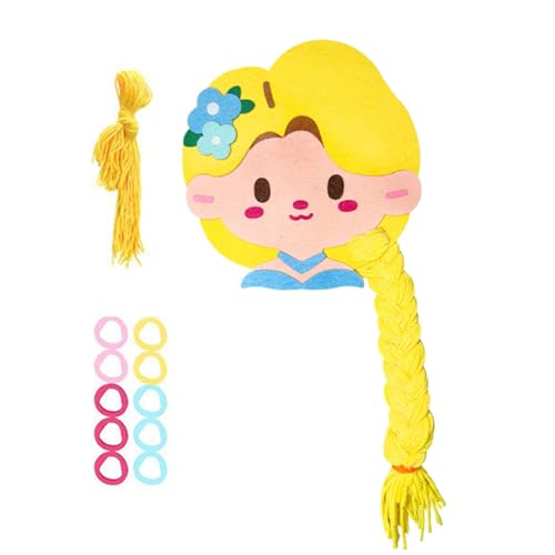 Handmade Teaching Materials Package, Princess Braiding Toys and Travel Activity, Fun Hair Salon Teaching Materials Package, Creative Girls Hair Styling Craft for Play and Learning Handmade Teaching Materials Package, Princess Braiding Toys and Travel Activity, Fun Hair Salon Teaching Materials Package, Creative Girls Hair Styling Craft for Play and Learning von Generisch