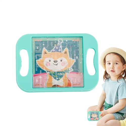 Handperlenrätsel, Handschattenlabyrinth | Balance Maze Board Game Handheld Perlen -Puzzle | Fun Interactive Kids Activity Board Party Gefälligkeiten für Thanksgiving, Ostern, Kindertag von Generisch