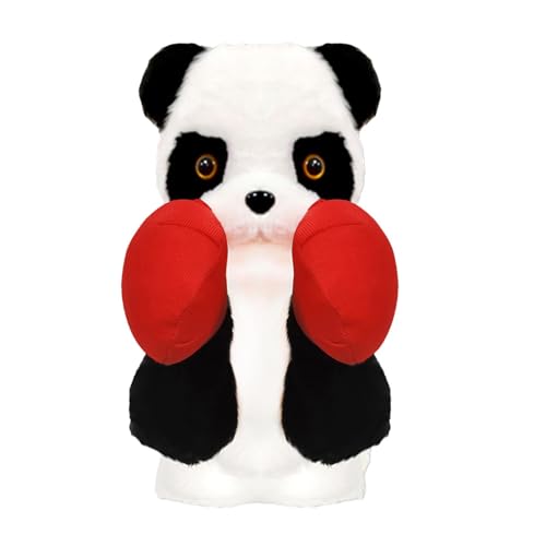 Handpuppe Panda - Boxpuppe Spielzeug | Interaktives Plüschtier zum Boxen, tragbare Tierspielzeug, Plüschtier für Kinder, lustige Handpuppen, Spiel von Generisch