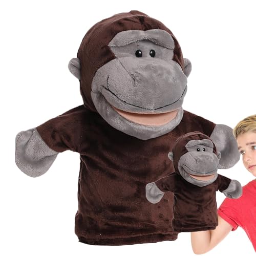 Handpuppen, Tierpuppen - 25 cm/9,84 Zoll weiche Figuren Spielzeug | Lustige Cartoon -Puppe, Theateraufführungen für und Mädchen Handpuppen, Tierpuppen - 25 cm/9,84 Zoll weiche Figuren Spielzeug | Lustige Cartoon -Puppe, Theateraufführungen für und Mädchen von Generisch