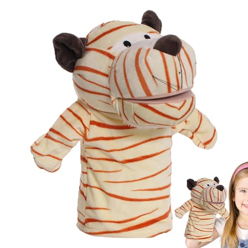 Handpuppen, Tierpuppen - Süße gefüllte Puppen mit beweglichen Mund | Lustige Cartoon -Puppe, Theateraufführungen für und Mädchen von Generisch
