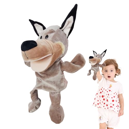 Handpuppen,Tierhandpuppen - Handpuppen Plüschtierspielzeug Puppen | Plüschtierspielzeug, Stofftierpuppe, Lernpuppe für Rollenspiele, Geschichtenerzählen, Vorschulunterricht von Generisch
