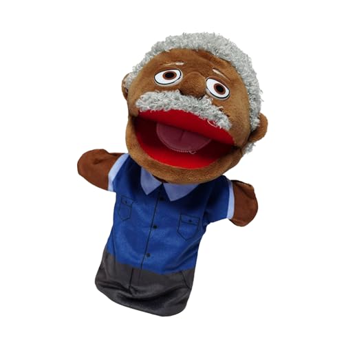Handpuppen für Kinder, Handpuppenspielzeug - Schwarze Familienpuppenspielspielzeuge,Cartoon-Mama Papa-Großeltern mit offenem Mund und Geschichtenerzählpuppen Handpuppen für Kinder, Handpuppenspielzeug - Schwarze Familienpuppenspielspielzeuge,Cartoon-Mama Papa-Großeltern mit offenem Mund und Geschichtenerzählpuppen von Generisch