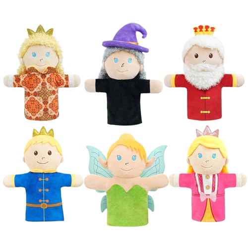 Handpuppen für Kinder, Märchenhandpuppen, interaktives Spielzeug für Vorschulerziehung, Bildungspuppenspielzeug, Soft Plüschpuppenpuppe für kulturelle Bildung und Geschichtenerzählen Handpuppen für Kinder, Märchenhandpuppen, interaktives Spielzeug für Vorschulerziehung, Bildungspuppenspielzeug, Soft Plüschpuppenpuppe für kulturelle Bildung und Geschichtenerzählen von Generisch