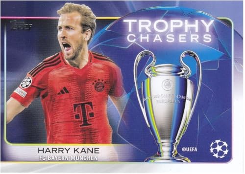 Harry Kane Stürmer Bayern, Topps Flagship UCC 2024/25 Trophäenjäger Fußball Sammelkarte RF-8 Harry Kane Stürmer Bayern, Topps Flagship UCC 2024/25 Trophäenjäger Fußball Sammelkarte RF-8 von Generisch