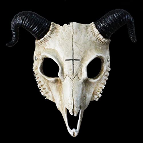 Harz, Widder, Ziege, Totenkopf, Cosplay-Maske, Halloween, Tanzparty, Kostüm, Maske, Requisite Harz, Widder, Ziege, Totenkopf, Cosplay-Maske, Halloween, Tanzparty, Kostüm, Maske, Requisite von Generisch