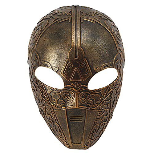 Harz Biochemischer Soldat Cosplay Maske Halloween Tanzparty Kostüm Maske Requisiten (Kupfer) von Generisch