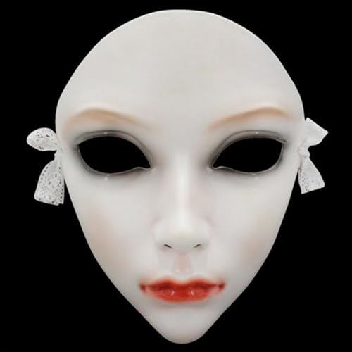 Harz-Halloween-Maske, chinesischer Stil, schönes Mädchen, Cosplay-Maske, Spiel, Film, Party, Kostüm, Maske, Requisiten, Replik (E) von Generisch