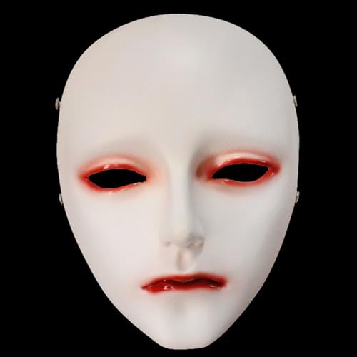 Harz-Halloween-Maske, chinesischer Stil, schönes Mädchen, Cosplay-Maske, Spiel, Film, Party, Kostüm, Maske, Requisiten, Replik (J) von Generisch