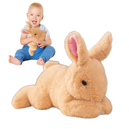 Hasengefüllter Tier, Kaninchenplüsch - Nettes Hasen ausgestopftes Tier | Weiche Kissen, Urlaub Home Dekoration Kinder Huggable Toy für Sofa Bett Couch von Generisch