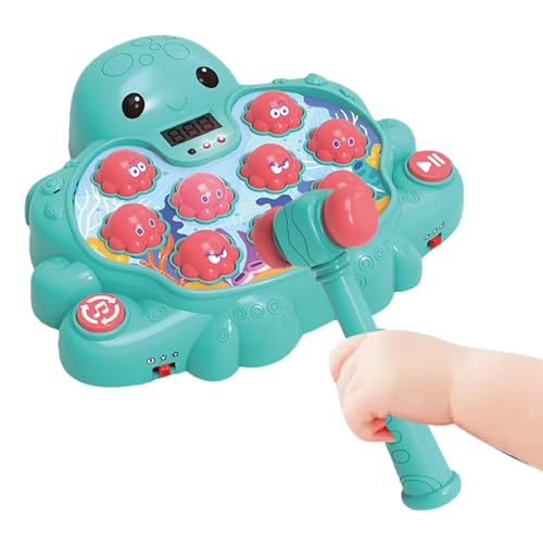 Hauen Spiel - Interaktives Hämmer-Spiel | Hand-Auge-Koordination Spielzeug Tintenfischform Kinder Geschenk Für Reise Schule Zuhause Spielzeit Fähigkeiten Fördern Vorschulkindern Hauen Spiel - Interaktives Hämmer-Spiel | Hand-Auge-Koordination Spielzeug Tintenfischform Kinder Geschenk Für Reise Schule Zuhause Spielzeit Fähigkeiten Fördern Vorschulkindern von Generisch