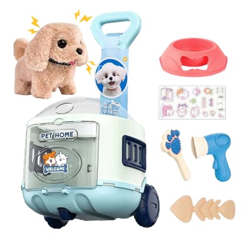 Haustierspielzeug Für Kinder - Kinderwagen Zubehör Für Haustierpflege Spielzeug - Realistisches Plüschtier Für Rollenspiel Geburtstagsgeschenk Mädchen Haustierspielzeug Für Kinder - Kinderwagen Zubehör Für Haustierpflege Spielzeug - Realistisches Plüschtier Für Rollenspiel Geburtstagsgeschenk Mädchen von Generisch