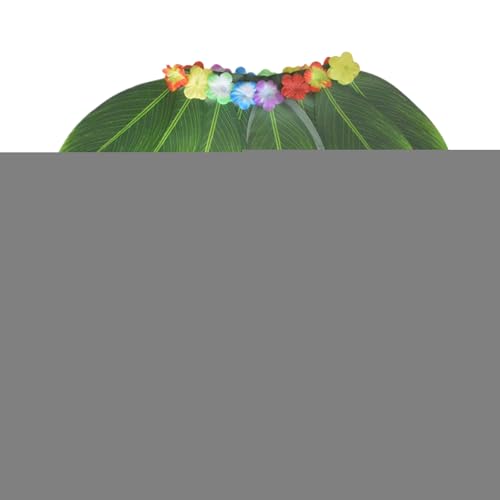 Hawaii Kostüm | Hawaiianisches Grasskostüm Für Damen | Realistisches Blattdesign Atmungsaktive Tropical Accessoires Für Schule Veranstaltung Resort Pool Party Hochzeit Hawaii Kostüm | Hawaiianisches Grasskostüm Für Damen | Realistisches Blattdesign Atmungsaktive Tropical Accessoires Für Schule Veranstaltung Resort Pool Party Hochzeit von Generisch