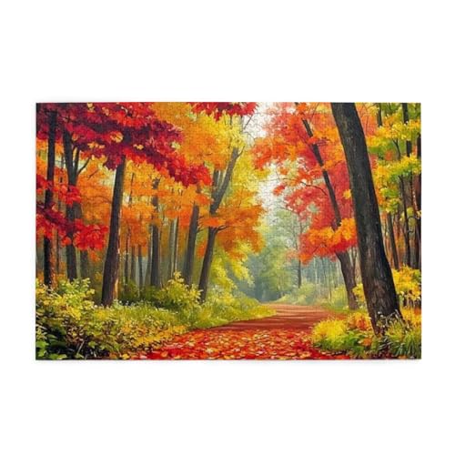 Herbst Berg Straße Gelb Herbst Blätter 1000 Teile Puzzle für Erwachsene Holzpuzzles für Erwachsene Geschenke Wohnkultur Herbst Berg Straße Gelb Herbst Blätter 1000 Teile Puzzle für Erwachsene Holzpuzzles für Erwachsene Geschenke Wohnkultur von Generisch