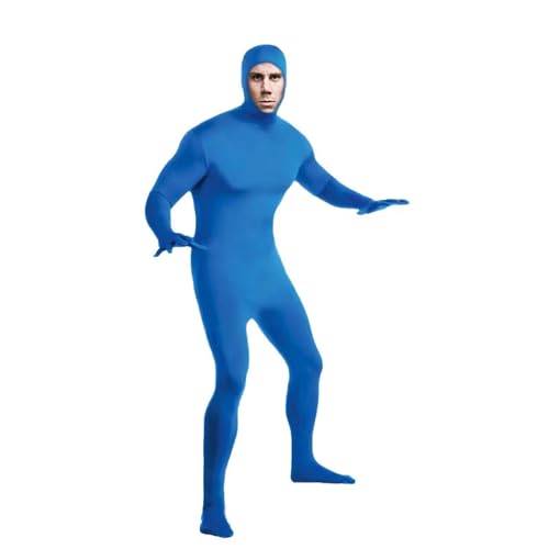 Herren Body Ganzkörper-Overall für Erwachsene Kleinkind, zweite Haut, Open Face Cosplay Jumpsuit Ganzkörperanzug Tight Damen Herren Ganzkörper Slenderman Kostüm Halloween Weihnachten Unisex Karneval Herren Body Ganzkörper-Overall für Erwachsene Kleinkind, zweite Haut, Open Face Cosplay Jumpsuit Ganzkörperanzug Tight Damen Herren Ganzkörper Slenderman Kostüm Halloween Weihnachten Unisex Karneval von Generisch