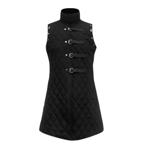 Herren Gambeson Weste Ärmellos Aketon Rüstung Mittelalter Gepolsterter Ritter Surcoat Halloween Kostüm Herren Gambeson Weste Ärmellos Aketon Rüstung Mittelalter Gepolsterter Ritter Surcoat Halloween Kostüm von Generisch