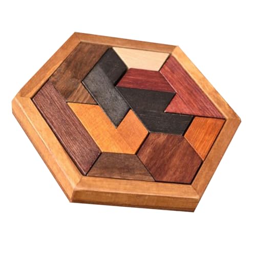 Hexagon Holzpuzzle Box Spielzeug, Spielzeug Für Kinder, Kreativ Lernspielzeug Denksportaufgaben Aus Holz,Geometrie-Form-Gehirn-Spiele Für Kleinkinder Lernendes Puzzle Spielzeug Hexagon Holzpuzzle Box Spielzeug, Spielzeug Für Kinder, Kreativ Lernspielzeug Denksportaufgaben Aus Holz,Geometrie-Form-Gehirn-Spiele Für Kleinkinder Lernendes Puzzle Spielzeug von Generisch